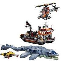Lego Jurassic World Mosasaurus Dinosaur Boat Attack Toy 77983
