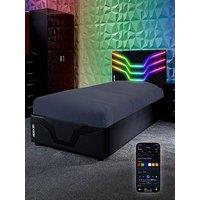 X Rocker Cosmos Rgb Led Ottoman Bed - Single
