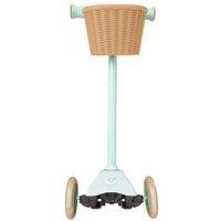 Evo Mini Cruiser 3 Wheel Scooter With Basket - Mint Green