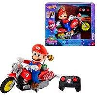 Hot Wheels Mario Wheelie Motocross Rc, Remote-Controlled Battery-Powered Vehicle