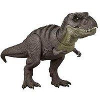 Jurassic World Rebirth Tyrannosaurus Rex Action Figure, Dinosaur Toy, T-Rex Chomp Attack