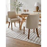 The Very Collection Camille Pair Of Dining Chairs - Fsc Certified