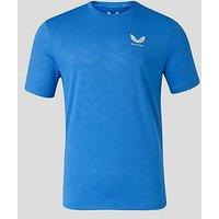 Castore Mens Training Aop Short Sleeve T-Shirt - Blue