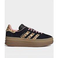 Adidas Originals Womens Gazelle Bold Trainers - Black