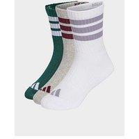 Adidas Sportswear Kids 3 Stripe Crew Socks 3 Pack