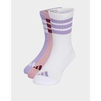 Adidas Sportswear Kids 3 Stripe Crew Socks 3 Pack