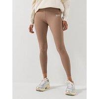 Ea7 Emporio Armani Stretch Legging With High Waist In Technical Fabric - Grey