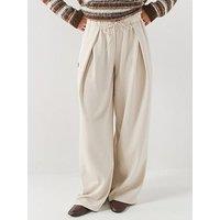 Adidas Originals Womens Pleated Track Pant - Beige