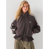 Adidas Originals Womens Blousy Oversized Track Top - Brown