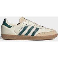 Adidas Originals Unisex Samba Og Trainers - Cream / Green
