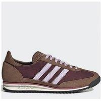 Adidas Originals Womens Sl 72 Og Trainers - Burgundy