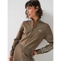 Adidas Originals Womens Knit Firebird Track Top - Brown