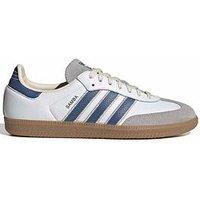 Adidas Originals Unisex Samba Og Trainers - White/Blue