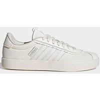 Adidas Sportswear Women'S Synthetic Lace-Up Court Trainers With Tonal 3-Stripes - White