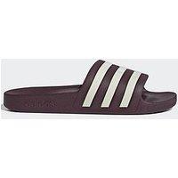 Adidas Sportswear Womens Adilette Aqua Slide - Maroon