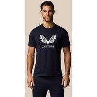 Castore Mens Training Short Sleeve Graphic T-Shirt - Navy