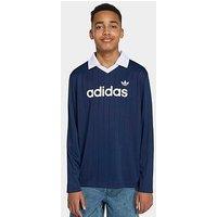 Adidas Originals Junior Loose Jersey Polo T-Shirt - Blue