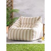 Icon Beanbags Natalia Woven Stripe Armchair Bean Bag