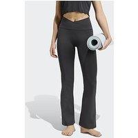 Adidas Womens Training 3 Stripe Motion Tights - Black