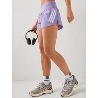 Adidas Womens Running Adi365 5 Inch Woven Shorts - Purple