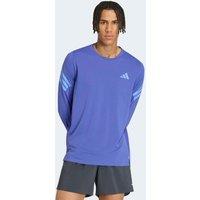 Adidas Mens Running Adi365 Iconic Stripes Long Sleeve T-Shirt - Navy