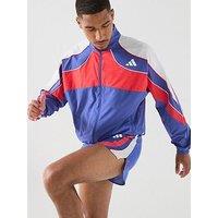 Adidas Mens Running Adizero Jacket - Navy
