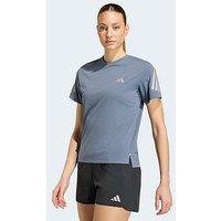 Adidas Women'S Running T-Shirt With Climacool Moisture-Wicking Technology - Onix / Reflective Silver