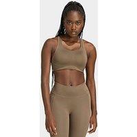 Adidas Women'S Optime High Support Workout Bra - Khaki Six
