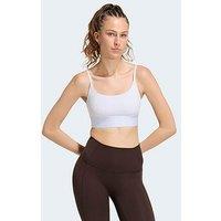 Adidas Womens Training Workout Essentials Light Support Sports Bra - Soft Purple