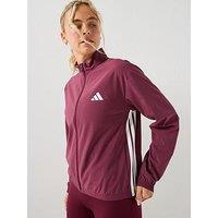 Adidas Womens Training Workout Essentials Track Top - Red