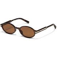 Quay Australia Nevermind 90S Inspired Oval Sunglasses