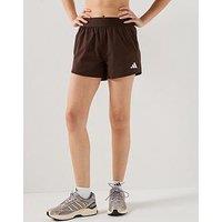 Adidas Womens Training Intensity 5 Inch Pacer Shorts - Brown