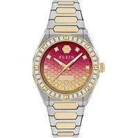 Philipp Plein Philipp Plein, Plein Deluxe Lady 36Mm Two Tone Case With Crystals And Degrade Pink Dial