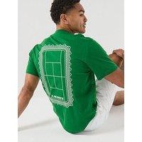 Lacoste Premium Back Graphic T-Shirt - Green