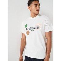 Lacoste Premium Graphic T-Shirt - White