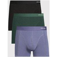 Jack & Jones Como Solid Bamboo Trunks 3 Pack
