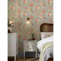 Laura Ashley Wild Roses Ochre Yellow Wallpaper