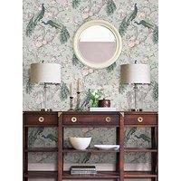 Laura Ashley Belvedere Sage Green Wallpaper