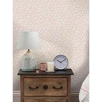 Laura Ashley Sweet Alyssum Plaster Pink Wallpaper