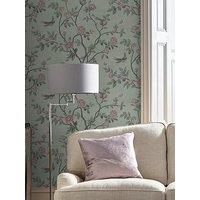 Laura Ashley Eglantine Eau De Nil Wallpaper