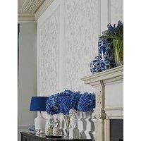 Laura Ashley Oriental Garden Pearlescent White Wallpaper