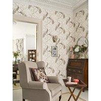 Laura Ashley Belvedere Soft Truffle Wallpaper