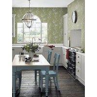 Laura Ashley Pussy Willow Moss Green Wallpaper