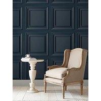 Laura Ashley Redbrook Wood Panel Dark Seaspray Wallpaper