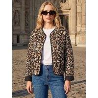 Roman Animal Print Reversible Jacket