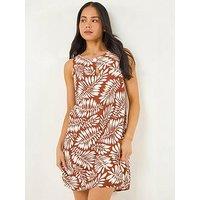 Roman Petite Button Shift Dress