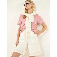Roman Drawcord Detail Pocket Shorts