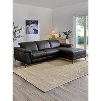 The Very Collection Lorenza Leather/Faux Leather Power Recliner Right Hand 3 Seater Chaise - Fsc Certified