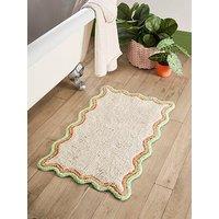 Fusion Scallop Bath Mat In Multi