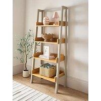 The Very Collection Malone Ladder Shelf - Grey/Oak